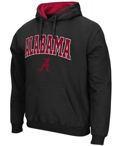 Men's Black Alabama Crimson Tide Arch and Logo 3.0 Pullover Hoodie $34.19 Sweatshirt