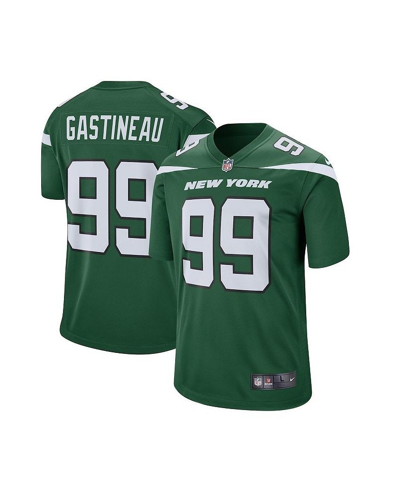 Men's Mark Gastineau Gotham Green New York Jets Retired Player Game Jersey $36.38 Jersey