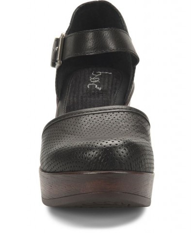 Women's Gia Comfort Wedge Sandals Black $47.00 Shoes