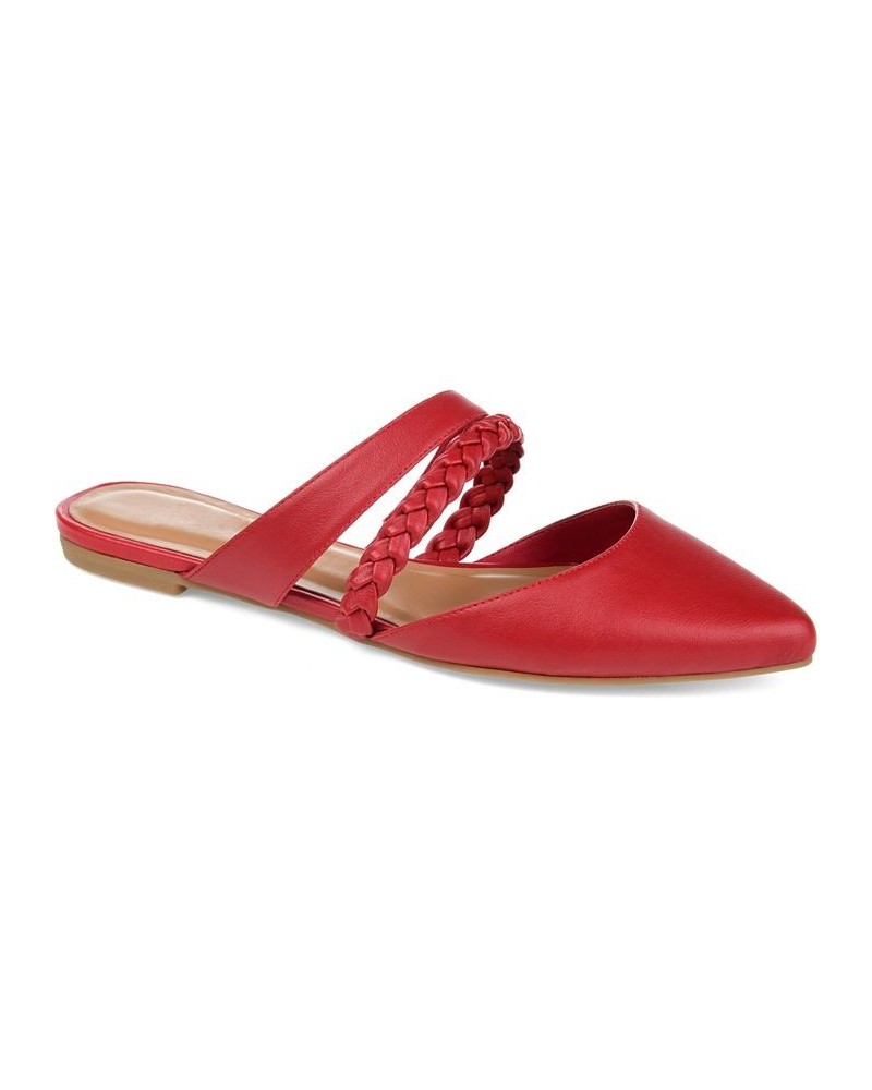 Women's Olivea Slides Red $36.80 Shoes