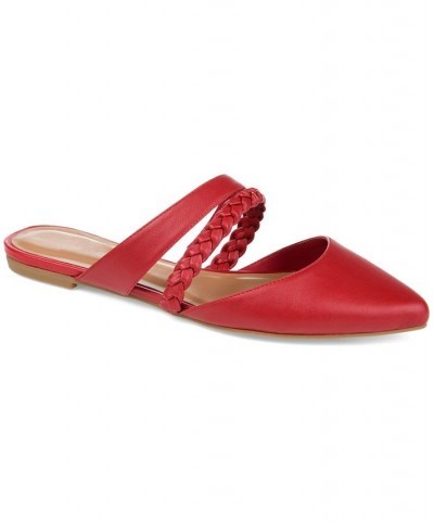 Women's Olivea Slides Red $36.80 Shoes