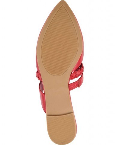 Women's Olivea Slides Red $36.80 Shoes