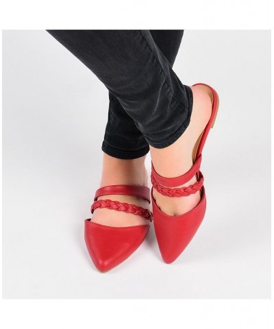 Women's Olivea Slides Red $36.80 Shoes