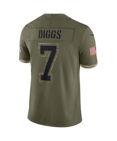 Men's Trevon Diggs Olive Dallas Cowboys 2022 Salute To Service Limited Jersey $63.64 Jersey