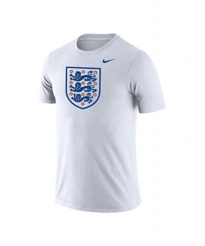 Men's White England National Team Primary Logo Legend Performance T-shirt $26.54 T-Shirts