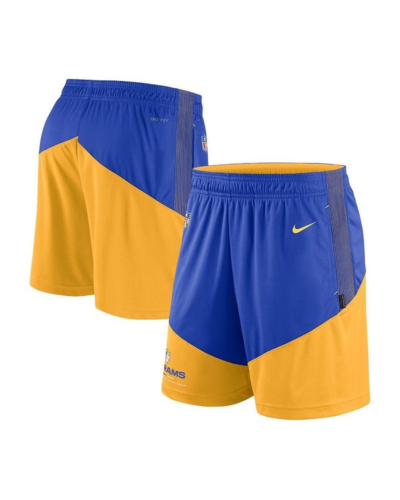 Men's Royal, Gold Los Angeles Rams Primary Lockup Performance Shorts $30.10 Shorts