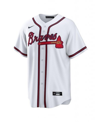 Men's Matt Olson White Atlanta Braves Home Replica Player Jersey $44.95 Jersey