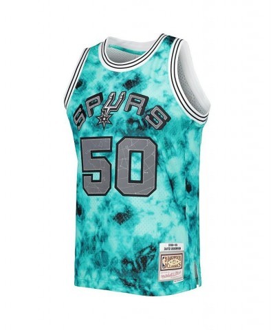 Men's David Robinson Teal San Antonio Spurs 1998-99 Galaxy Swingman Jersey $80.00 Jersey