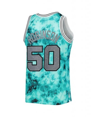 Men's David Robinson Teal San Antonio Spurs 1998-99 Galaxy Swingman Jersey $80.00 Jersey