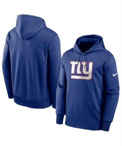 Men's Royal New York Giants Fan Gear Primary Logo Performance Pullover Hoodie $35.63 Sweatshirt