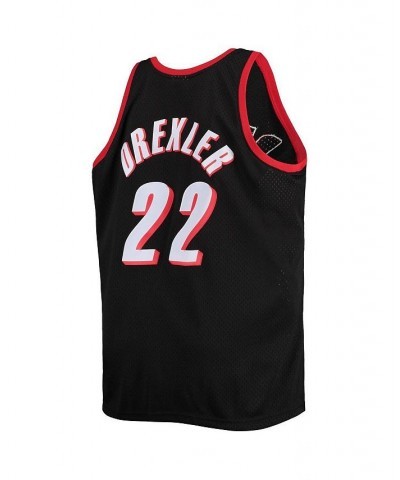 Men's Clyde Drexler Black Portland Trail Blazers Big and Tall Hardwood Classics Swingman Jersey $49.45 Jersey