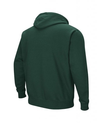 Men's Green South Florida Bulls Arch and Logo Pullover Hoodie $32.44 Sweatshirt