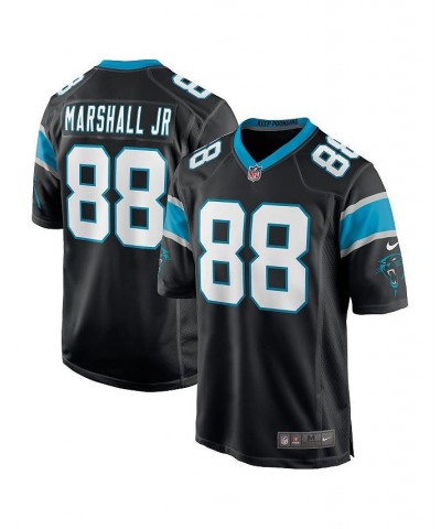 Men's Terrace Marshall Jr. Black Carolina Panthers 2021 NFL Draft Pick Player Game Jersey $36.38 Jersey