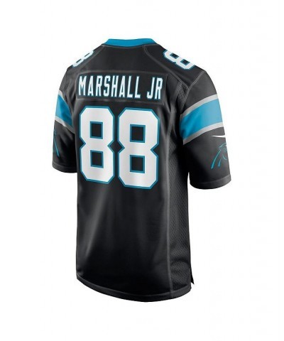 Men's Terrace Marshall Jr. Black Carolina Panthers 2021 NFL Draft Pick Player Game Jersey $36.38 Jersey