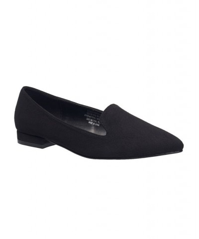 Women's Barcelona Slip On Loafers Black $48.40 Shoes