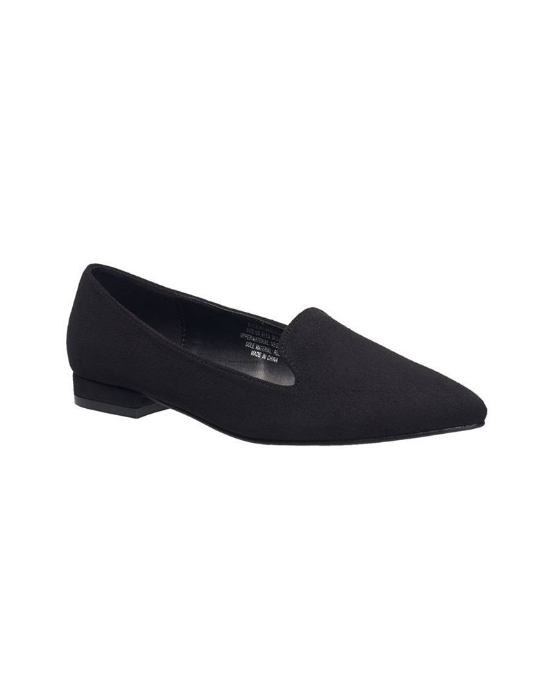 Women's Barcelona Slip On Loafers Black $48.40 Shoes