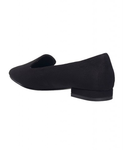 Women's Barcelona Slip On Loafers Black $48.40 Shoes