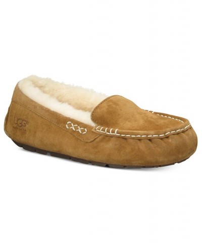 Women's Ansley Moccasin Slippers Brown $45.10 Shoes