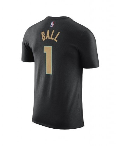 Men's Brand LaMelo Ball Black Charlotte Hornets 2022/23 City Edition Name and Number T-shirt $15.48 T-Shirts