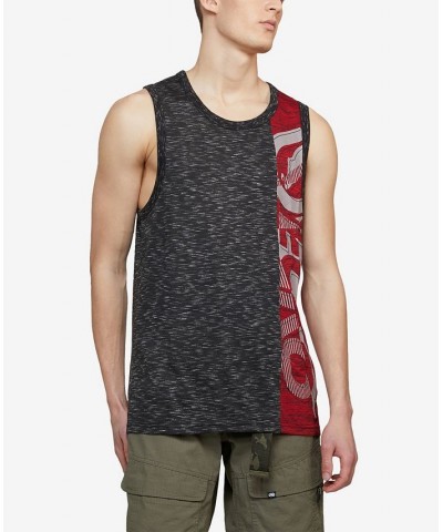 Men's Side Swipe Tank Top Black $22.08 T-Shirts