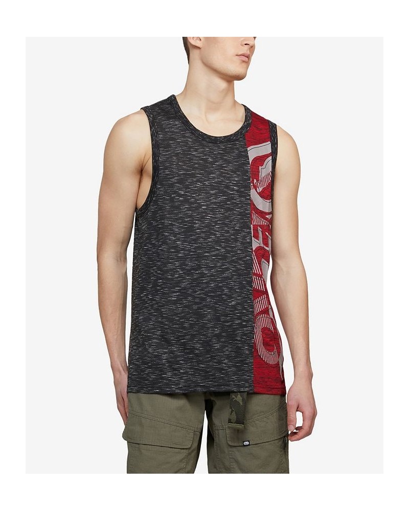 Men's Side Swipe Tank Top Black $22.08 T-Shirts