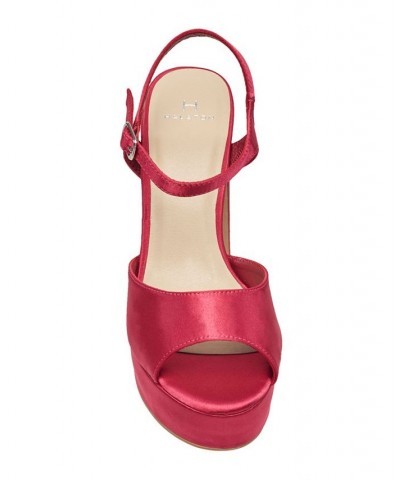 Women's Harbour Platform Sandals Pink $49.98 Shoes