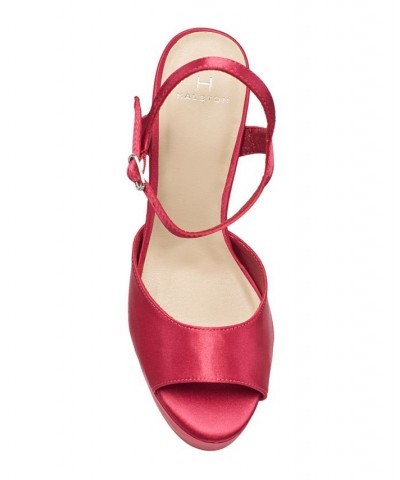 Women's Harbour Platform Sandals Pink $49.98 Shoes