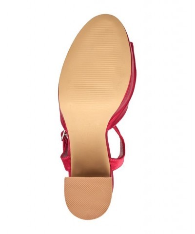 Women's Harbour Platform Sandals Pink $49.98 Shoes