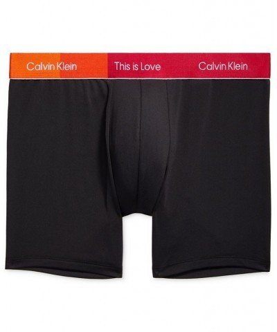 Men's Pride This Is Love Boxer Briefs Black $20.52 Underwear