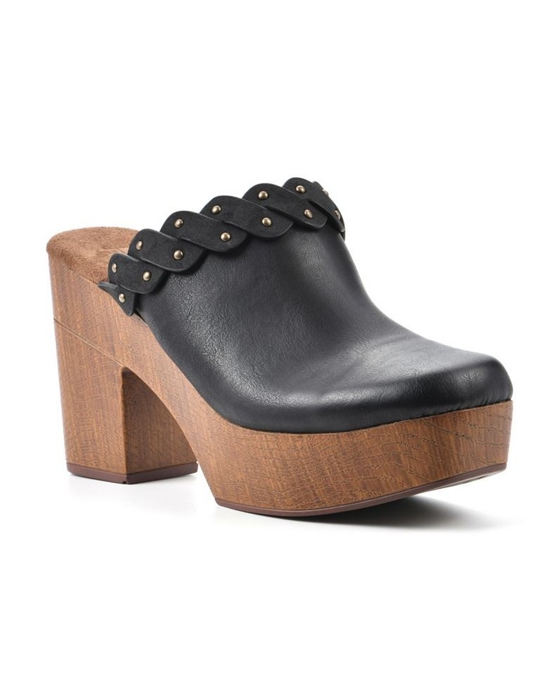 Women's Toss Up Clogs Black $48.45 Shoes