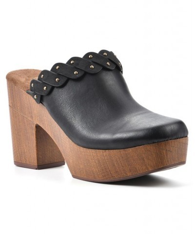 Women's Toss Up Clogs Black $48.45 Shoes