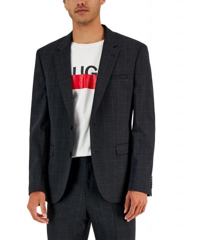 Men's Modern-Fit Wool Suit Separates Gray $195.65 Suits