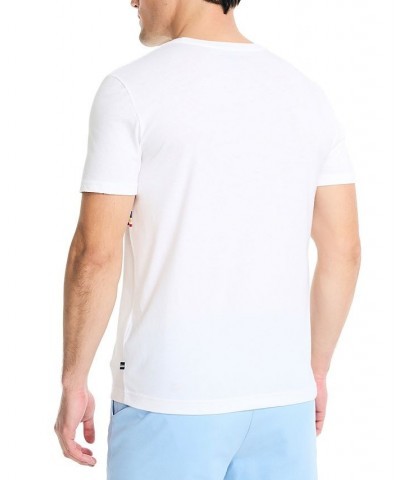 Men's Sustainably Crafted Waves Graphic T-Shirt White $20.92 T-Shirts