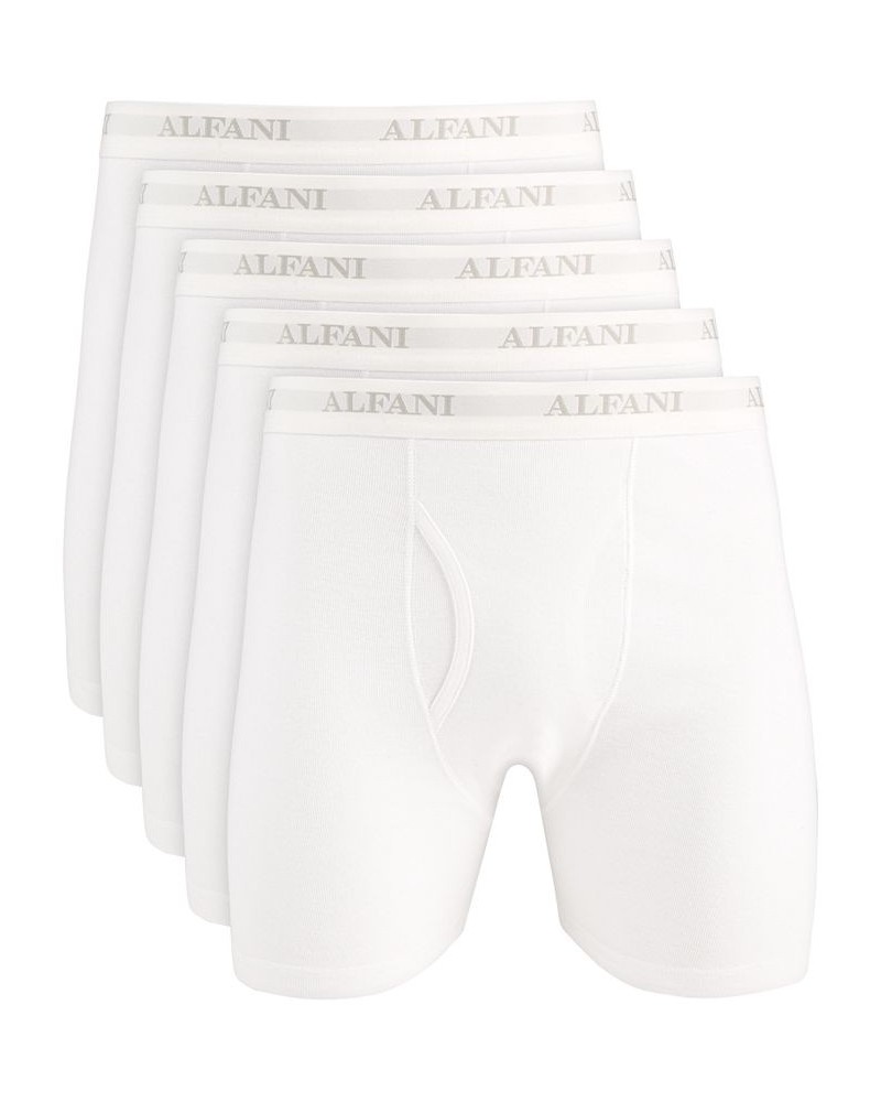 Men's 5-Pk. Boxer Briefs White $10.16 Underwear