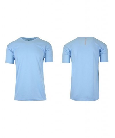 Men's Short Sleeve Moisture-Wicking Quick Dry Performance Tee Baby Blue $15.40 T-Shirts