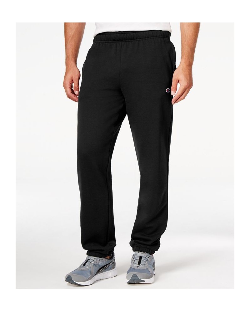 Men's Powerblend Fleece Relaxed Pants Black $24.94 Pants