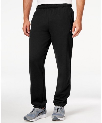 Men's Powerblend Fleece Relaxed Pants Black $24.94 Pants