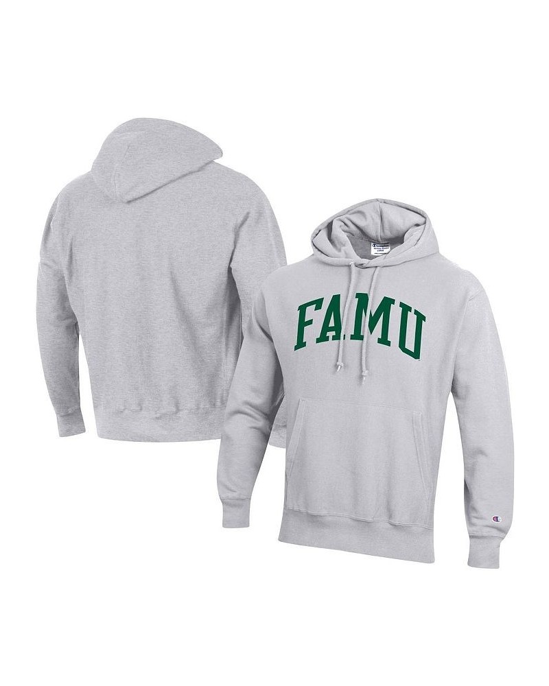 Men's Gray Florida A&M Rattlers Tall Arch Pullover Hoodie $47.50 Sweatshirt