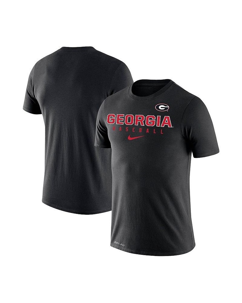 Men's Black Georgia Bulldogs Baseball Legend Performance T-shirt $29.99 T-Shirts