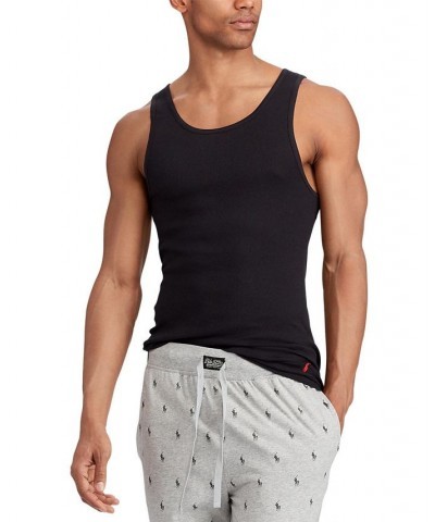 Men's Classic-Fit Tank Top, 3-Pack Black $31.90 Undershirt