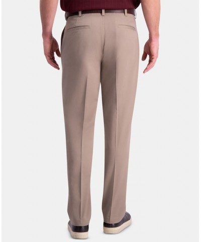 Men's Premium Comfort Khaki Classic-Fit 2-Way Stretch Wrinkle Resistant Flat Front Stretch Casual Pants Tan/Beige $22.00 Pants