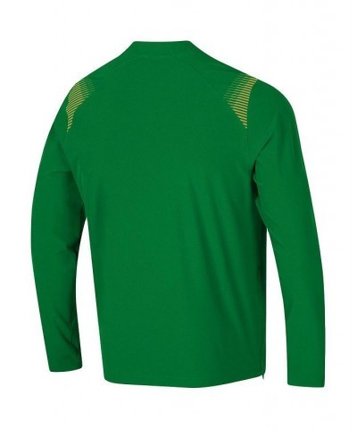 Men's Green Notre Dame Fighting Irish 2021 Sideline Motivate Quarter-Zip Jacket $34.85 Jackets