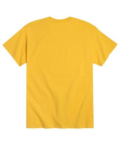 Men's Pokemon Winter Pikachu T-shirt Yellow $20.29 T-Shirts