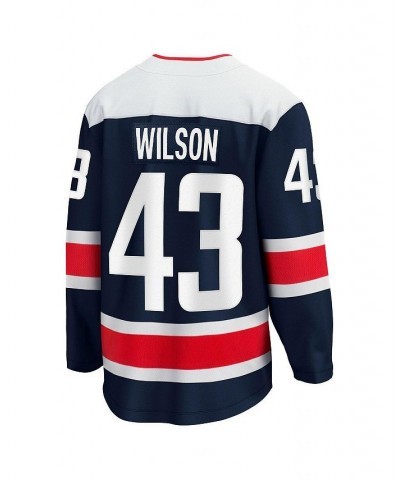 Men's Branded Tom Wilson Navy Washington Capitals 2020/21 Alternate Premier Breakaway Player Jersey $75.85 Jersey