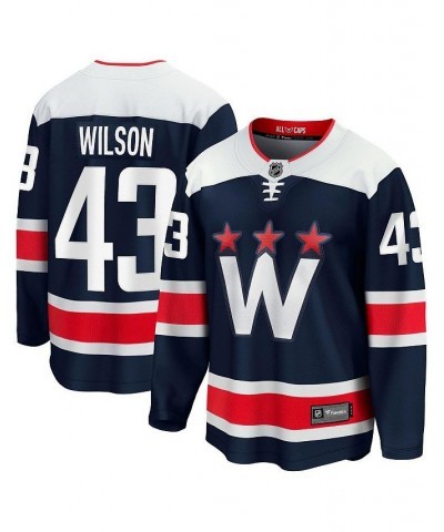 Men's Branded Tom Wilson Navy Washington Capitals 2020/21 Alternate Premier Breakaway Player Jersey $75.85 Jersey