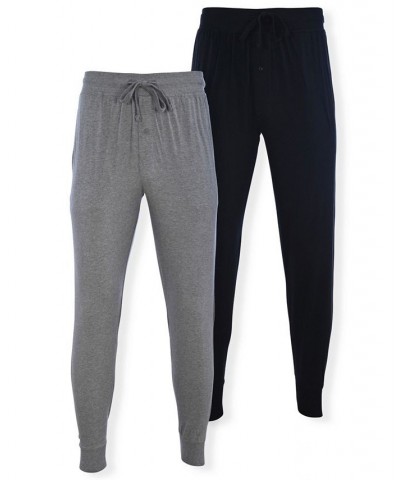 Men's Knit Joggers, Pack of 2 Gray $15.28 Pajama