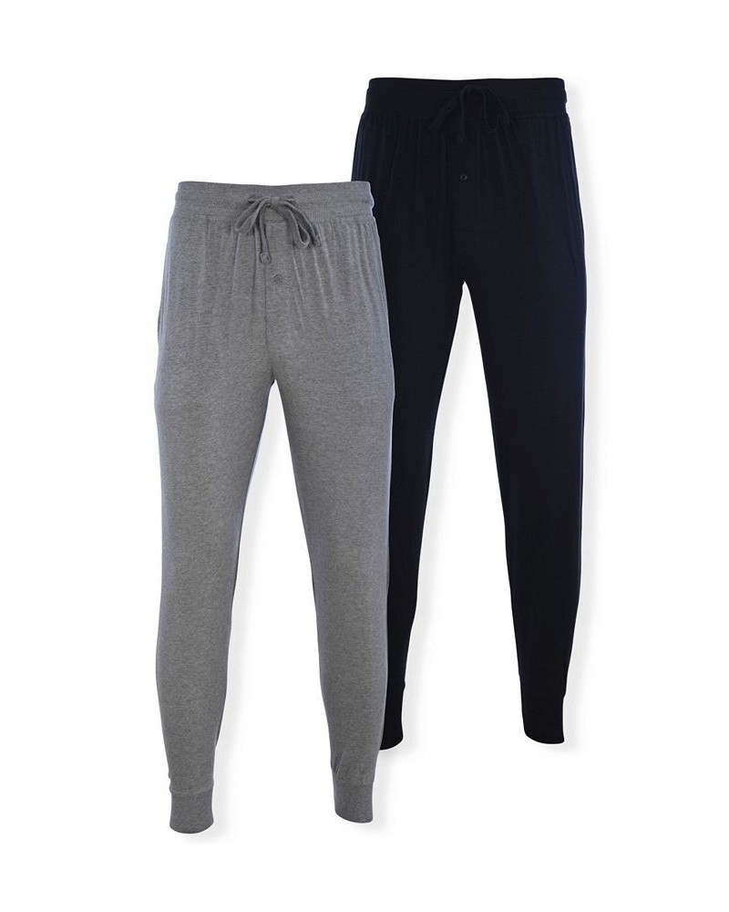 Men's Knit Joggers, Pack of 2 Gray $15.28 Pajama