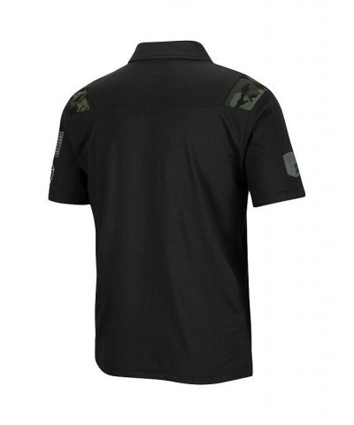 Men's Black Michigan State Spartans OHT Military-Inspired Appreciation Sierra Polo Shirt $28.20 Polo Shirts