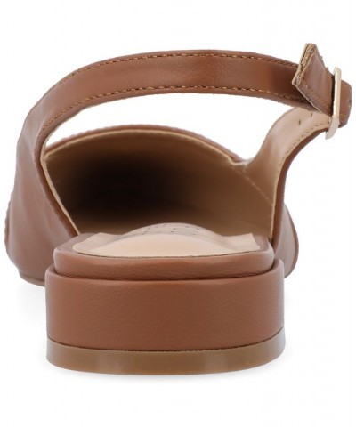 Women's Bertie Two-Tone Flat Brown $39.90 Shoes