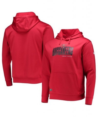 Men's Red Tampa Bay Buccaneers Combine Authentic Hard Hash Pullover Hoodie $29.76 Sweatshirt